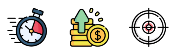 Ahorro en tiempo, dinero y alcance